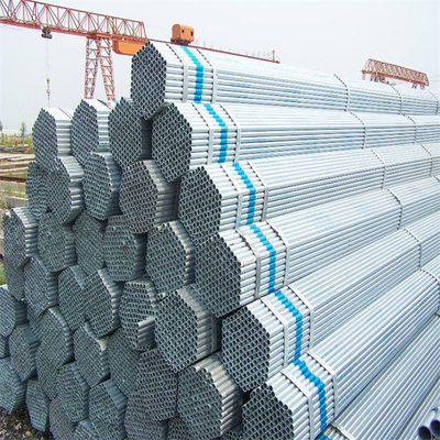 جودة  Boiler SUS DX53D+Z160 Beveled 90mm Galvanised Pipe Bare 5mm Steel Tubing مصنع