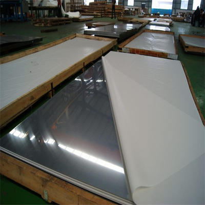 الفضة البيضاء 1000 * 2000mm SS 304 ورقة قياسية سطح 4mm صفيحة الفولاذ المقاوم للصدأ