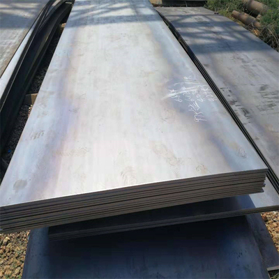 ASME Q345B لوح صفيح من الصلب الكربوني 1250 × 2500 مم MS Blcak Color Construction 40mm
