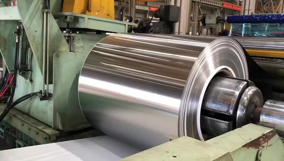 6.5mm سميكة نحى 304 لفائف الفولاذ المقاوم للصدأ DIN رقم 1 إنهاء لفائف الفولاذ المقاوم للصدأ