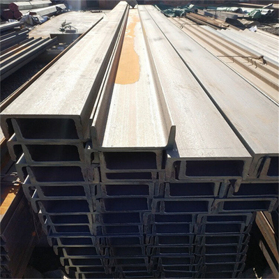 50 * 37 مم Q235B U شعاع فولاذي AISI Q355B شعاع الكربون الصلب للبناء