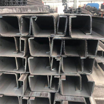 50 * 37 مم Q235B U شعاع فولاذي AISI Q355B شعاع الكربون الصلب للبناء