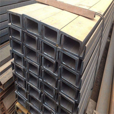 Q355 63 * 40 * 4.8 مم شعاع قناة فولاذي كربوني EN تنجيد U قناة فولاذية