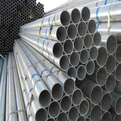 ASTM 89mm OD أنابيب الصلب المجلفن DC51D Z100 3mm Gi Sheet Tube