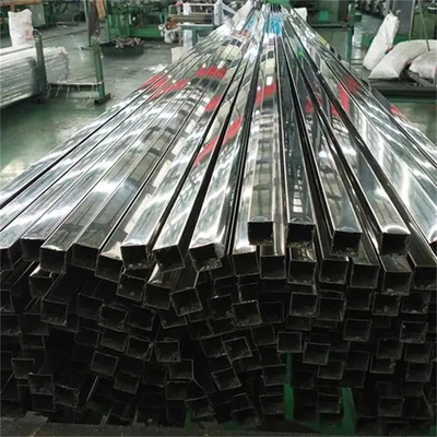 تخصيص 316L الفولاذ المقاوم للصدأ أنابيب مستطيلة أنابيب 50 * 50 مم 50 * 100 مم