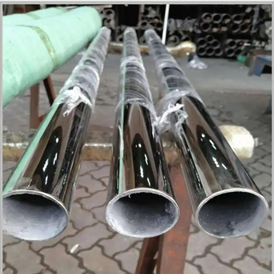 مصقول 304 أنابيب الديكور الفولاذ المقاوم للصدأ جولة 3/1/2 بوصة OD 6mm 8K سطح المرآة