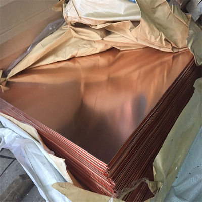 T1 T2 0.3mm 0.4mm سميكة صفيحة النحاس 1220mm العرض الطول المخصص
