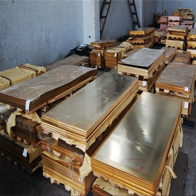 C26800 صفيحة صفيحة نحاسية 1mm 2mm سمك سبيكة النحاس الزنك حجم مخصص Astm Gb H68