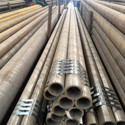S235JR أنابيب بلا خيوط من الفولاذ الكربوني المطاط الساخن أنابيب النفط من الفولاذ الخفيف 0.8mm سمك 26mm OD EN