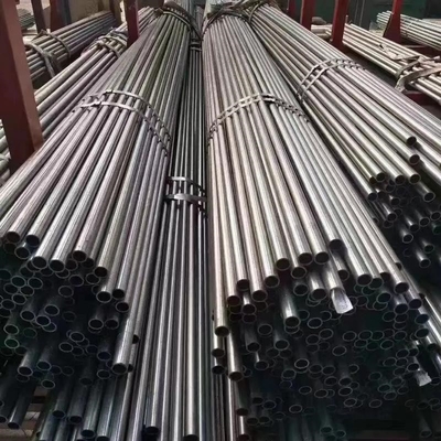 S355 أنابيب النقل أنابيب بلا مسام من الفولاذ الكربوني المطاط الساخن أنابيب الفولاذ الخفيفة 0.65mm سمك 21mm OD EN