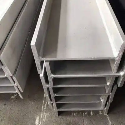 304 الفولاذ المقاوم للصدأ الفولاذ الهيكلي H حزمة مطاطية باردة 100 * 50 * 5 * 7mm لغرفة الإنتاج الصناعي