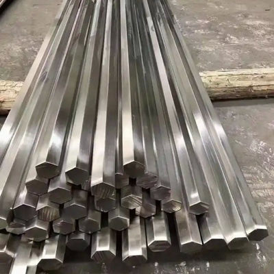 القضبان المستديرة المربعة المربعة الستة الأطراف الهيكلية من الفولاذ المقاوم للصدأ ASTM السطح 2B المشرق