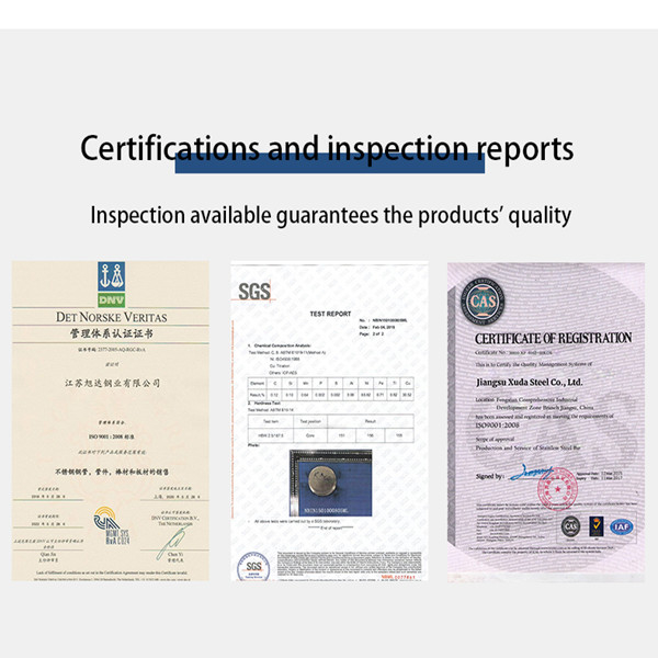 Jiangsu Xuda Steel Industry Co., LTD ضبط الجودة